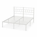 Metallbett Stahl Weiß 200x160 cm