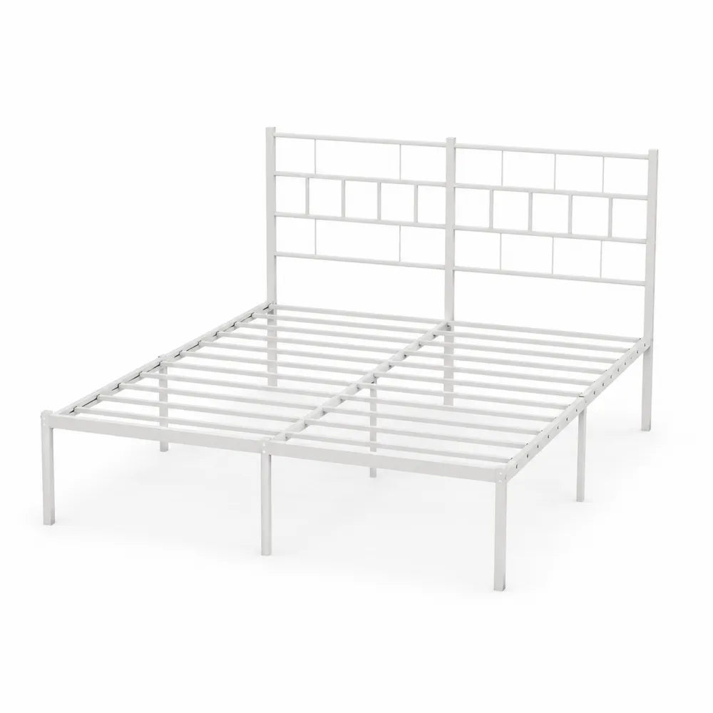 Metallbett Stahl Weiß 200x160 cm