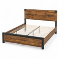 Doppelbett Holzspan Platte Metallrahmen 200x160 cm